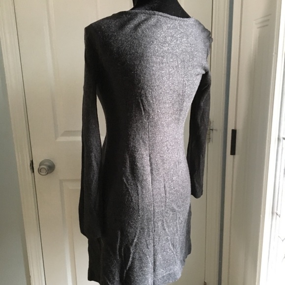 Ann Taylor Gray dress S fitted NWOT - Picture 3 of 6